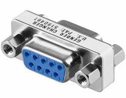 Microconnect MOD9F9F adattatore per inversione del genere dei cavi DB9 Blu 