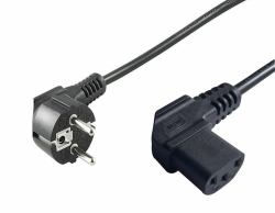Microconnect PE010530 cavo di alimentazione Nero 3 m Spina di alimentazione di tipo E+F Accoppiatore C13 