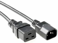 Microconnect PE0191420 cavo di alimentazione Nero 2 m Accoppiatore C19 Accoppiatore C14 