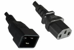 Microconnect PE030610 cavo di alimentazione Nero 1 m Accoppiatore C13 Accoppiatore C20 