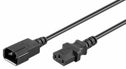 Microconnect PE040610 prolunghe e multiple 1 m Nero 