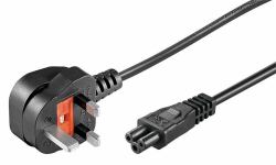 Microconnect PE090830 cavo di alimentazione Nero 3 m Spina di alimentazione di tipo G Accoppiatore C5 