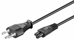 Microconnect PE160818 cavo di alimentazione Nero 1,8 m Spina di alimentazione di tipo J Accoppiatore C5 