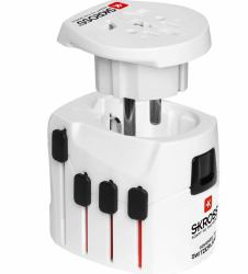 Microconnect PETRAVEL27 presa elettrica Bianco 