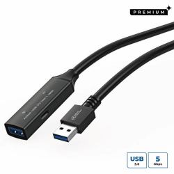 Microconnect USB3.0AAF5A cavo USB USB 3.2 Gen 1 [3.1 Gen 1] 5 m USB A Nero 