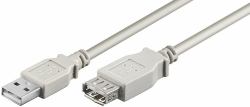 Microconnect USBAAF5 cavo USB USB 2.0 5 m USB A Grigio 