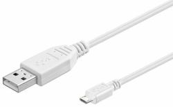 Microconnect USBABMICRO18W cavo USB USB 2.0 1,8 m USB A Micro-USB B Bianco 