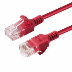 Microconnect V-UTP6A015R-SLIM cavo di rete Rosso 1,5 m Cat6a U/UTP [UTP] 