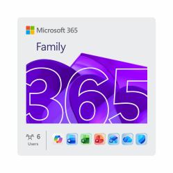 Microsoft Office 365 Family Suite Office 1 licenza/e Multilingua 1 anno/i 