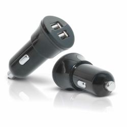 Mobilis Car Charger 2 USB Universale Nero Accendisigari Auto 