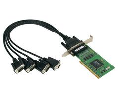 Moxa CP-104UL-DB9M scheda di interfaccia e adattatore 