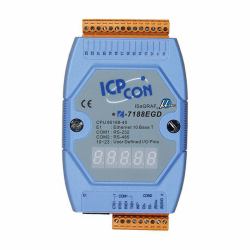 Moxa I-7188EGD CR - I-7188EGD, EMBED. CONTR., 1xET - I-7188EGD CR - Warranty: 24M
