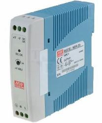 Moxa MDR-20-24 - MDR-20-24, 24W, 0-1A, MEAN WEL - MDR-20-24, 0-1.00A - Warranty: 24M