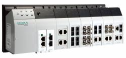 Moxa EDS-82810G switch di rete Gestito L3 Gigabit Ethernet [10/100/1000] Nero, Argento 