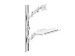 Multibrackets 6817 base e supporto per PC/workstation All-in-One 10,5 kg Bianco 38,1 cm [15"] 68,6 cm [27"] 