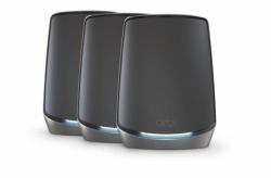 NETGEAR Orbi 860 AX6000 WiFi System black edition Banda tripla [2.4 GHz/5 GHz/5 GHz] Wi-Fi 6 [802.11ax] Nero 4 Interno 