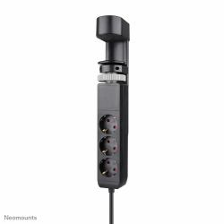 Neomounts DS22-840BL6 Multipresa da tavolo con morsetto e porte USB-C e USB-A - ricarica rapida 