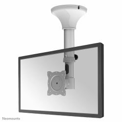 Neomounts FPMA-C025SILVER Supporto monitor/TV a soffitto 10-30" - alt. 37-47 cm - inclinabile 