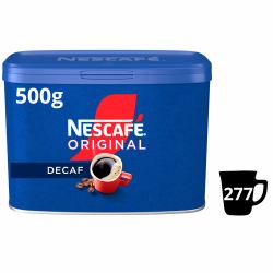 Nestle 1x Single Tin Nescafe Original Decaf. 500g