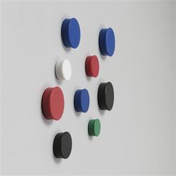 Nobo Magneti per lavagne bianche Confezione da 10 magneti colorati da 20 mm 