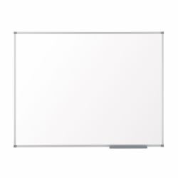 Nobo Lavagna bianca magnetica in acciaio Basic 900x600 con bordo basico 