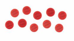 Nobo Magneti per Lavagna Bianca Magnetica, Confezione da 10 Magneti da 38 mm 
