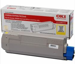 OKI 43865721 cartuccia toner 1 pz Originale Giallo 