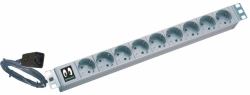 ONLINE USV-Systeme AG ONLINE USV-Systeme KG16A9SCH-RACK protezione da sovraccarico Grigio 9 presa[e] AC 2 m 
