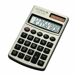 Olympia LCD 1110 calcolatrice Tasca Calcolatrice di base Argento 