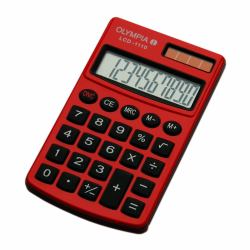 Olympia LCD 1110 calcolatrice Tasca Calcolatrice di base Rosso 