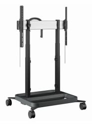 Optoma RISE 5308 Supporti a parete per TV 2,18 m [86"] Pavimento Nero 