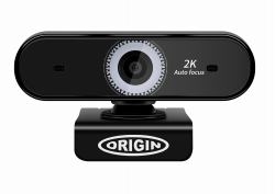 Origin Storage OS-USB-2KWEBCAM webcam 5 MP 2592 x 1944 Pixel USB 2.0 Nero 