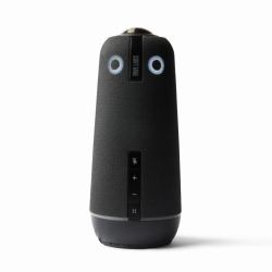 Owl Labs Meeting Owl 4+ - Videocamera per videoconferenza intelligente 4K a 360°, microfono e altoparlante [fuoco automatico altoparlante, Smart Zooming, equalizzazione rumore] 