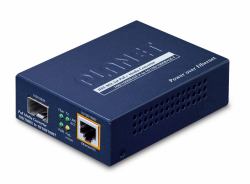 PLANET IEEE802.3af/at PoE 10/100/1000 convertitore multimediale di rete 1000 Mbit/s Blu 