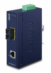 PLANET IFT-802TS15 convertitore multimediale di rete 100 Mbit/s 1310 nm Modalità singola Blu 