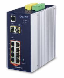 PLANET IGS-10020HPT switch di rete Gestito L2+ Gigabit Ethernet [10/100/1000] Supporto Power over Ethernet [PoE] Nero, Bianco 
