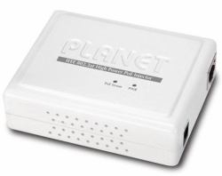 PLANET POE-161 Gigabit Ethernet [10/100/1000] Supporto Power over Ethernet [PoE] Bianco 