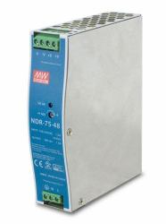 PLANET PWR-75-48 alimentatore per computer 75 W Blu, Grigio 