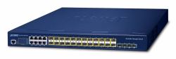 PLANET Layer 3 16-Port 100/1000X SFP Gestito L3 10G Ethernet [100/1000/10000] 1U Blu 