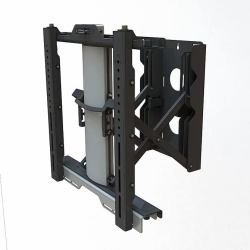 PMVmounts PMV PMVVIDEOWALL Supporto per display espositivi 190,5 cm [75"] Nero, Argento 