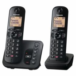 Panasonic KX-TGC262EB telefono Telefono DECT Identificatore di chiamata Nero  - Versione UK