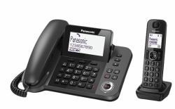 Panasonic KX-TGF320EXM - Telefono cordless con segreteria telefonica, nero  - Versione UK