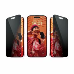 PanzerGlass Privacy Pellicola in Vetro Temperato iPhone 15 | Ultra-Wide Fit con applicatore incluso 