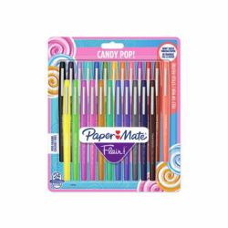 Papermate Flair Candy Pop Medio Penna in gel con cappuccio Multicolore 24 pz 