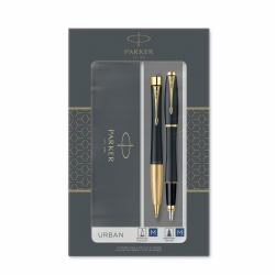 Parker 2093381 Set di penne Nero, Oro 2 pz 