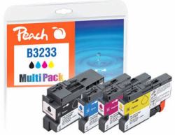 Peach LC-3233 cartuccia d'inchiostro 4 pz Nero, Ciano, Magenta, Giallo 