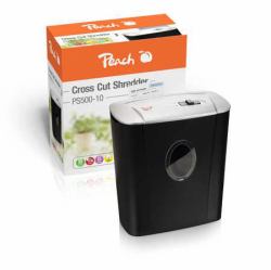 Peach PS500-10 distruggi documenti Triturazione incrociata 72 dB 22 cm Nero, Grigio 