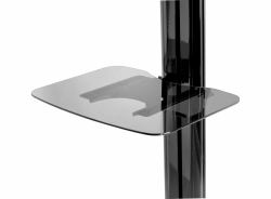 Peerless ACC-GS1 accessorio per carrello multimediale Nero Vetro temperato Mensola regolabile 
