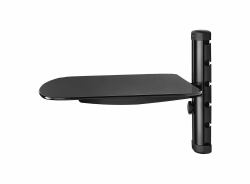 Peerless ACCSH200 mensola per apparecchiatura audio/video Nero Vetro 