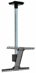 Peerless MOD-FPSKIT200-CPF Supporto per display espositivi 190,5 cm [75"] Nero, Cromo 